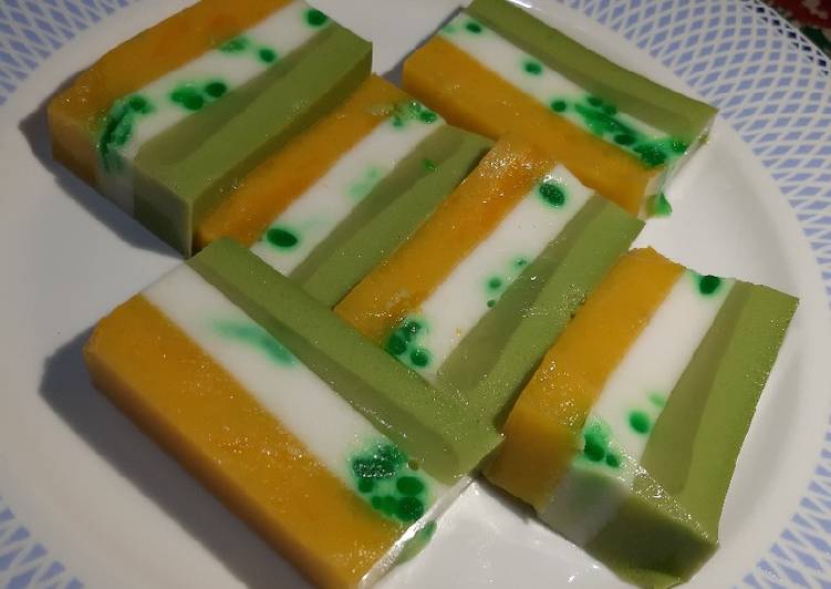 Puding dawet pandan labu ala Nona Kentir