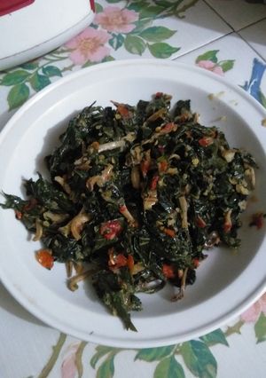 Foto resep Tumis daun singkong