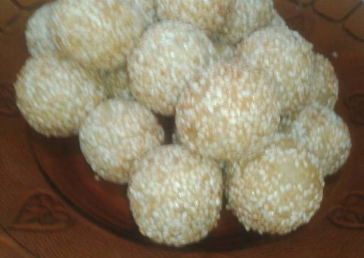 Resep Bola ubi selimut wijen oleh Nona Fify - Cookpad