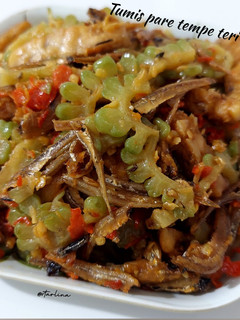 Foto resep Tumis pare tempe teri