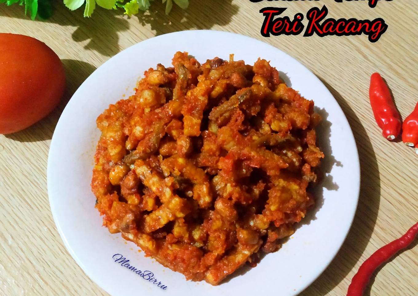 Balado Tempe Teri Kacang