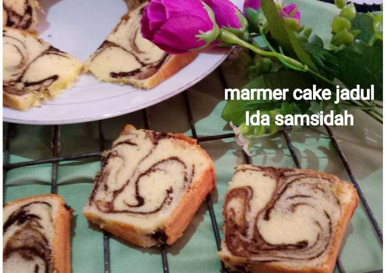 23. Marmer cake jadul