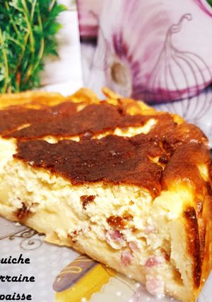 Une photo de Quiche lorraine épaisse 😜