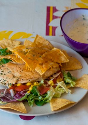 Foto principal de Ensalada de Doritos con salsa de yogur