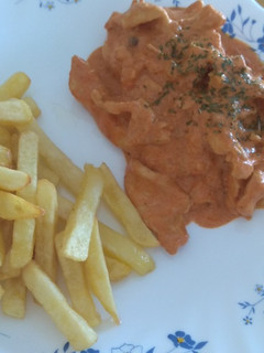 Una foto de Pollo al curry