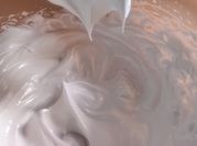Una foto de merengue italiano