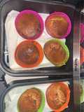 Cupcakes χωρίς ζάχαρη με μήλα και blueberries
