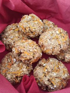 Una foto de Galletas de avena, zanahoria y jengibre