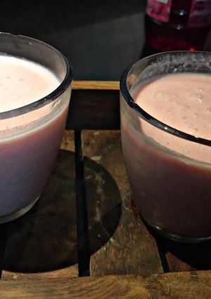 A picture of Kalakand lassi.