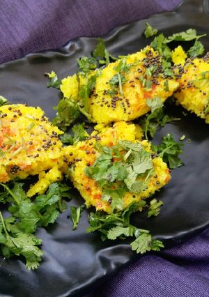 A picture of Instant dhokla.
