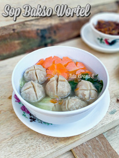 Foto resep Sop Bakso Wortel