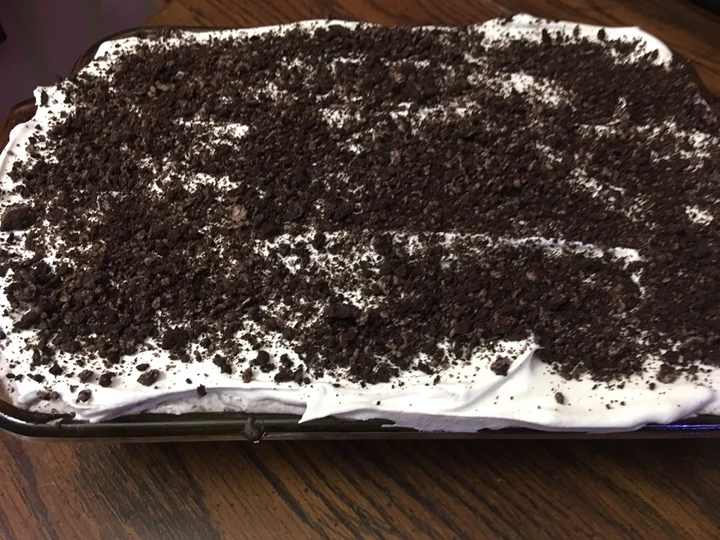 Easy Way Prepare Cookies and cream poke cake the So Delicious Delicious