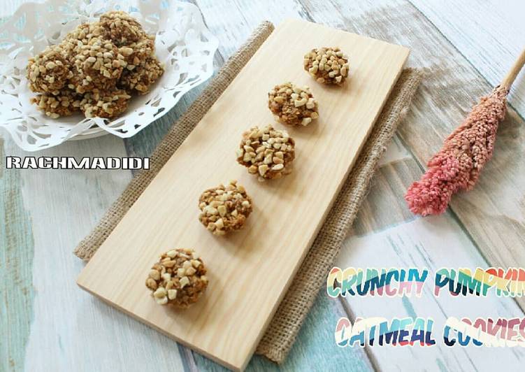 Bagaimana Menyiapkan Crunchy Pumpkin Oatmeal Cookies Anti Gagal