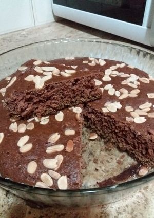 Una foto de Torta de chocolate saludable (sin harina de trigo)