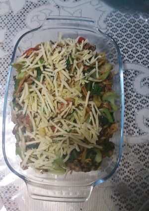 Foto resep Mie goreng sayur keju