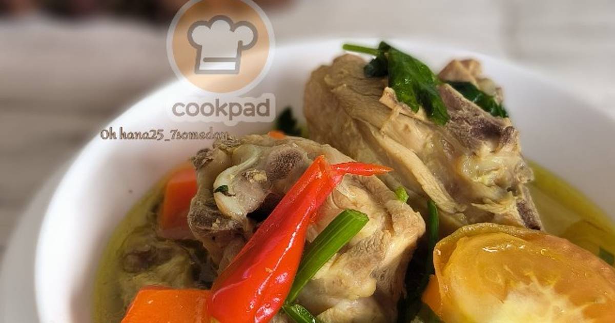 Resipi Sup Ayam Ala Thai Oleh 0h Hana Cookpad