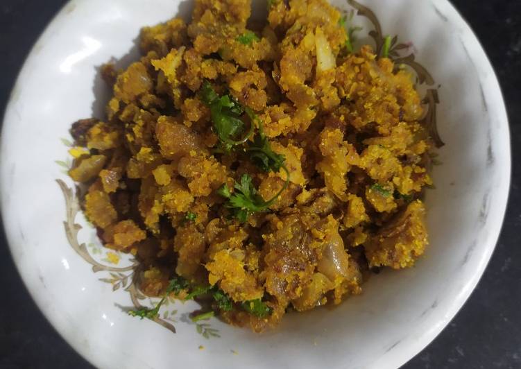 Recipe of Ultimate Besan Bhaji