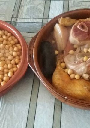 Una foto de Cocido de garbanzos