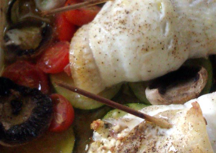 Recipe of Super Quick Homemade stuffed plaice fillets