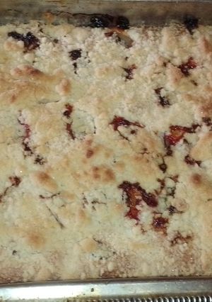 Una foto de Torta de ciruela