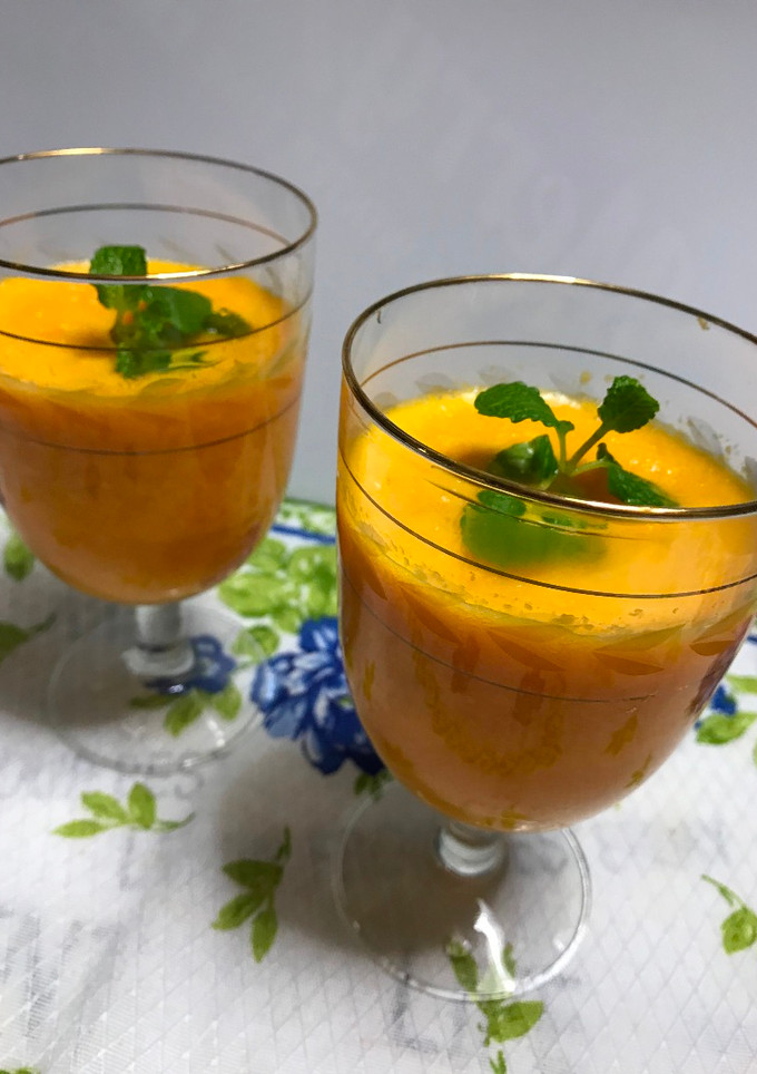 Una foto de Un súper batido de zapallo y mandarina!!
