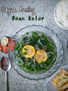 Foto resep Sayur Bening Daun Kelor