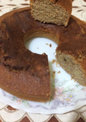 Una foto de Budín de banana con harina integral