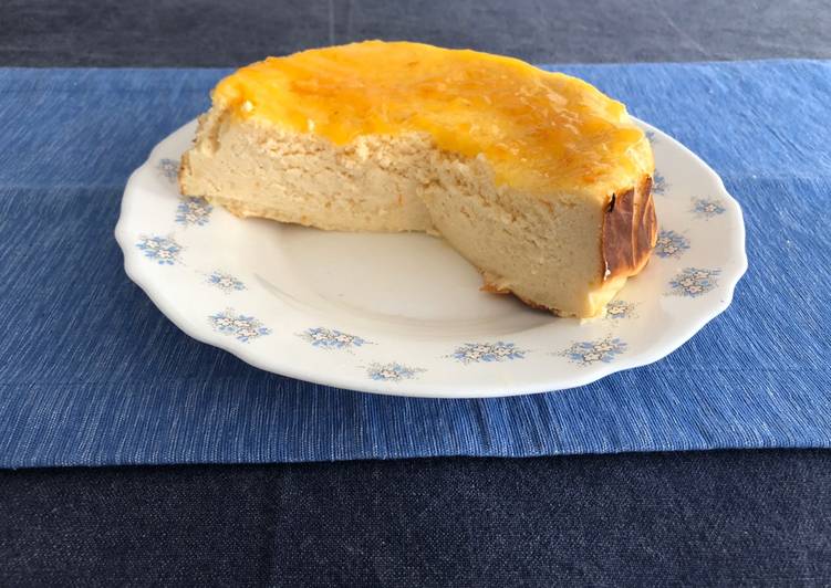 Tarta de queso y naranja 🍊