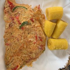 A picture of Veggies omelette.