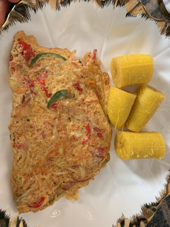 A picture of Veggies omelette.