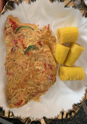A picture of Veggies omelette.