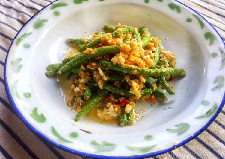 Buncis Goreng Telur Asin