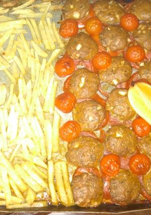 صورة لوصفة كفتة السردين في الفرن