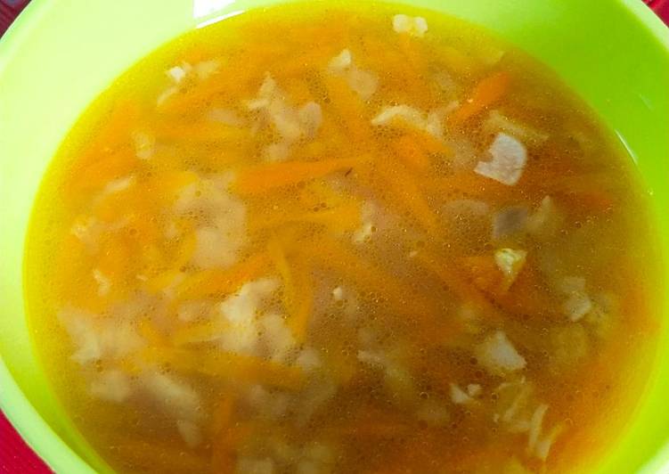 Resep masakan Sup ayam wortel | Cara Masak Sup ayam wortel Yang Mudah Dan Praktis