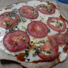 Una foto de Pizza con harina integral