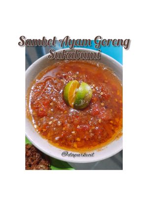 Foto resep Sambel Ayam Goreng Sukabumi