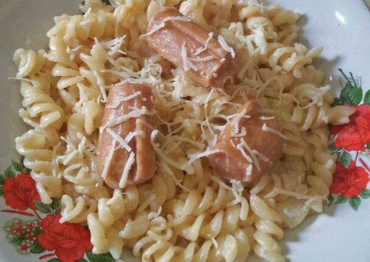 Resep masakan Makaroni Saus Carbonara | Bahan Membuat Makaroni Saus Carbonara Yang Paling Enak