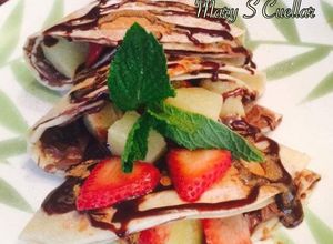 Una foto de Crepas con Nutella🍓🍍