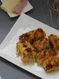 Maravilhosos bifinhos de frango enrolados com queijo e fiambre