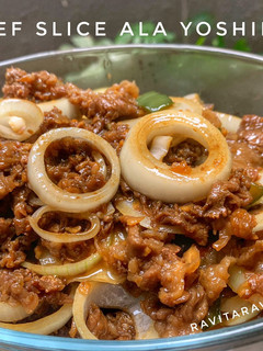 Foto resep Beef slice ala yoshinoya