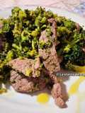 Straccetti di scottona alla curcuma con broccoli e noci: la mia cena in padella 🥦🥜