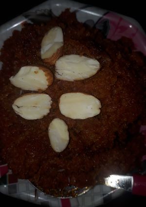 A picture of Gajar ka halwa.