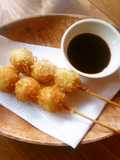 Fried Quail Eggs on Skewers