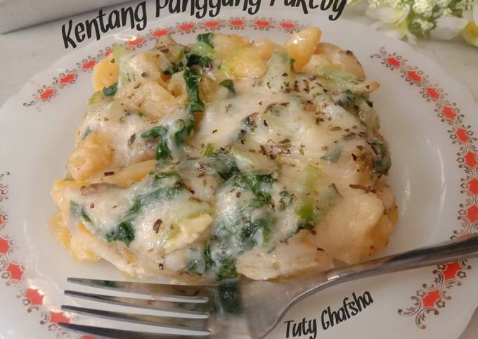 Bagaimana Membuat Kentang Panggang Pakcoy Anti Gagal