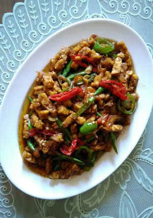 Foto resep Tumis tempe buncis pedas manis