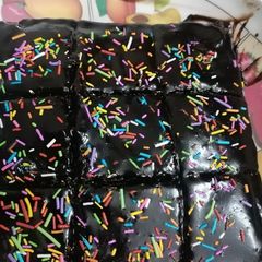 A picture of Chocolate cake without egg.