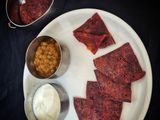 Aloo Stuffed Beetroot Paratha