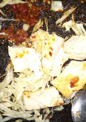 Foto resep Pecel Tahu putih & Kol Extra Pedas