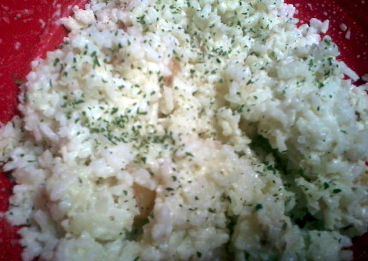 How to Prepare Delicious parmesan shrimp rice