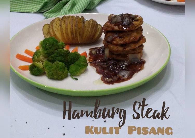 Hamburg Steak Kulit Pisang